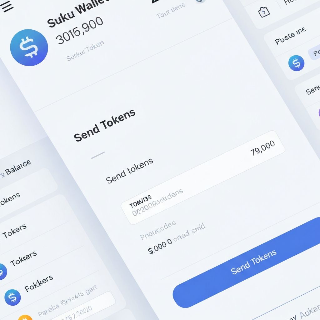 Suku Wallet send interface